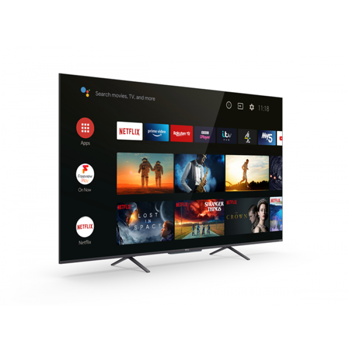 TCL 43C722 Smart Τηλεόραση 43'' 4Κ QLED TV AI-IN Android TV ΕΩΣ 12 ΔΟΣΕΙΣ